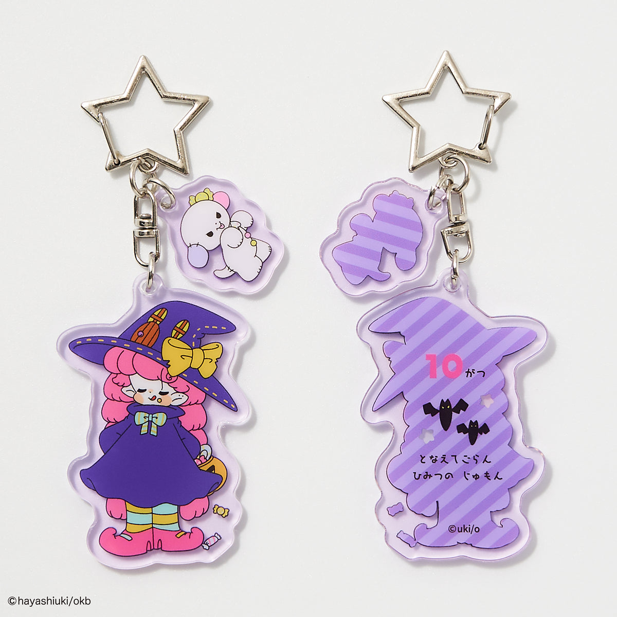 Potekko and Chocokko double acrylic keychain -Potekko&