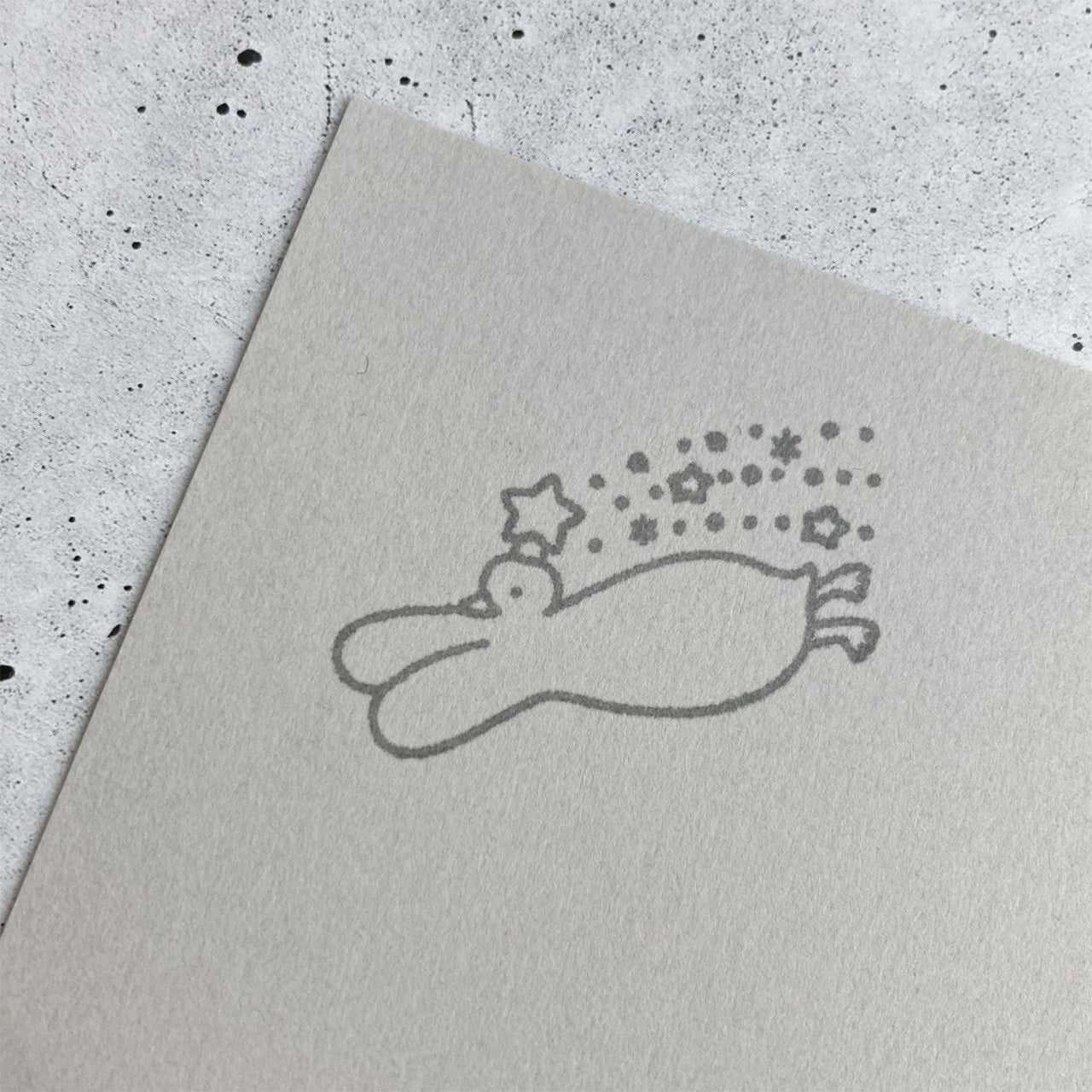 Rubber Stamp Shooting Star【AHIRU LIFE.】