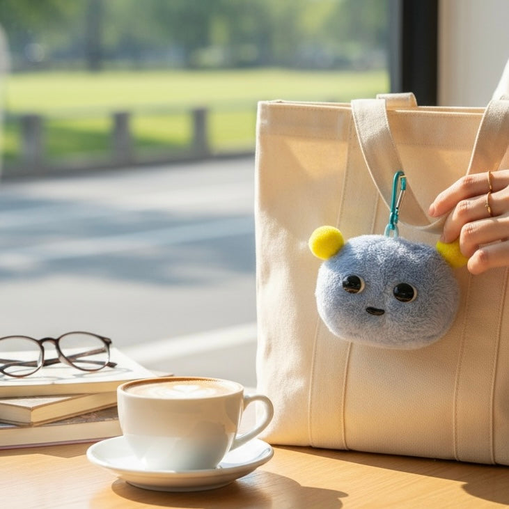 Korochan Face Keychain Standard Color