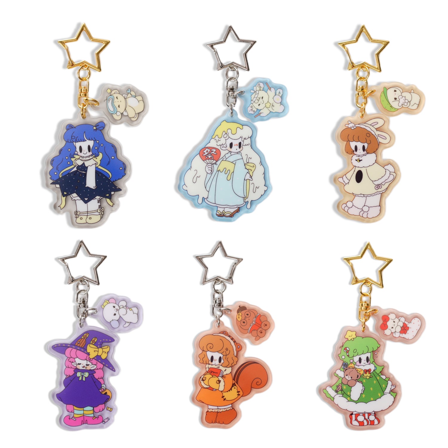 ぽてっこ&ちょこっこ バースデーアクリルキーチェーン【全12種】はやしうき