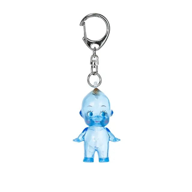5cm Colored Clear Blue Obitsu Kewpie Doll with Key Ring