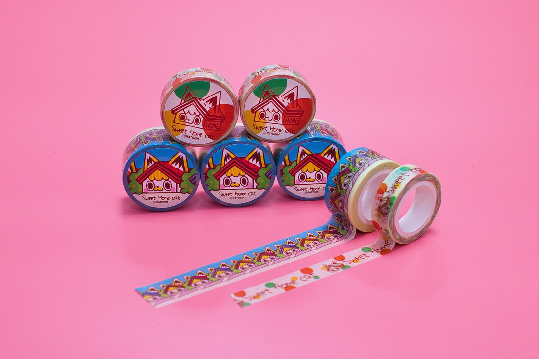 Masking tape ~Sweet home cat~