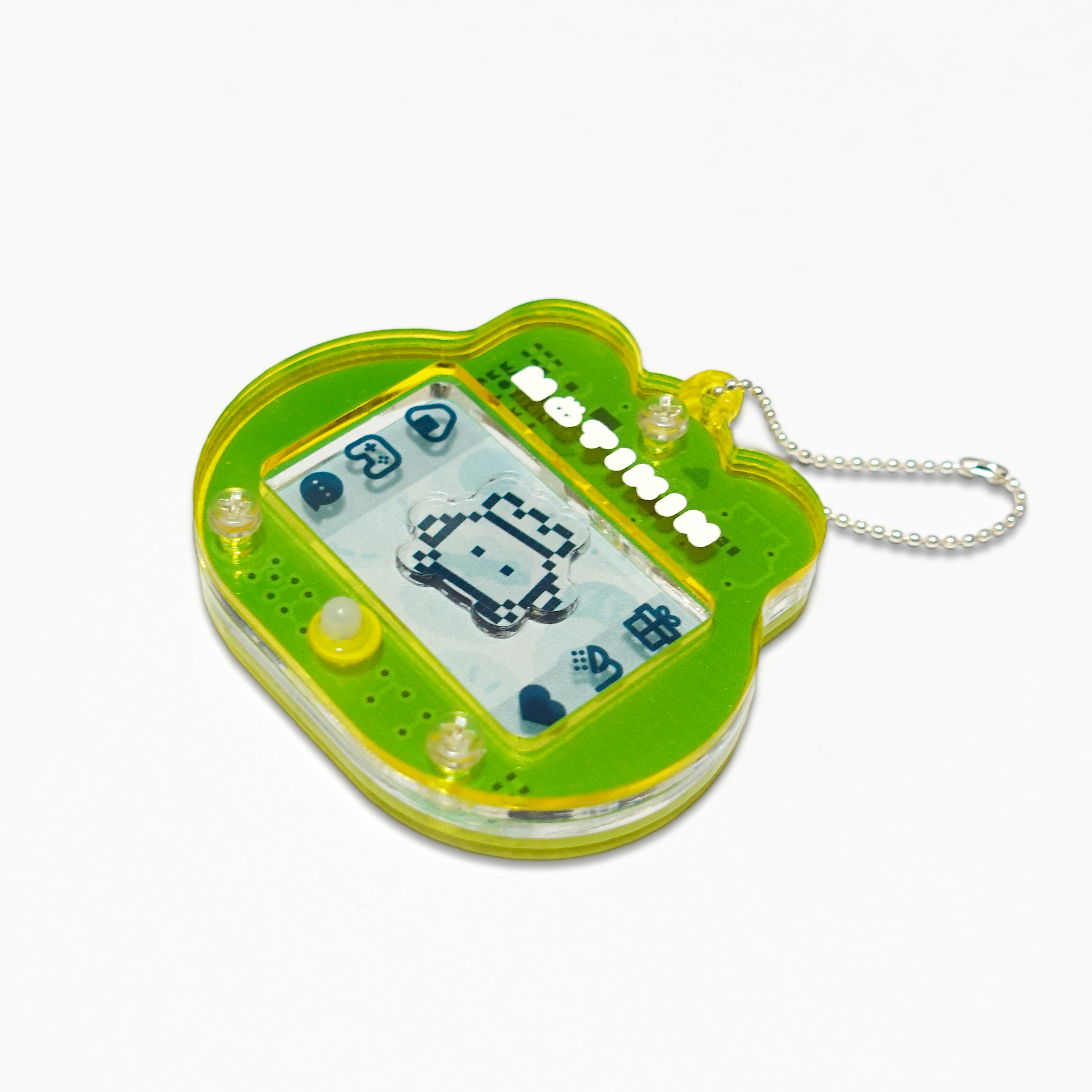 Mochikinchaku Virtual Pet-Style Acrylic Keychain -mazaruya(こんざい)-