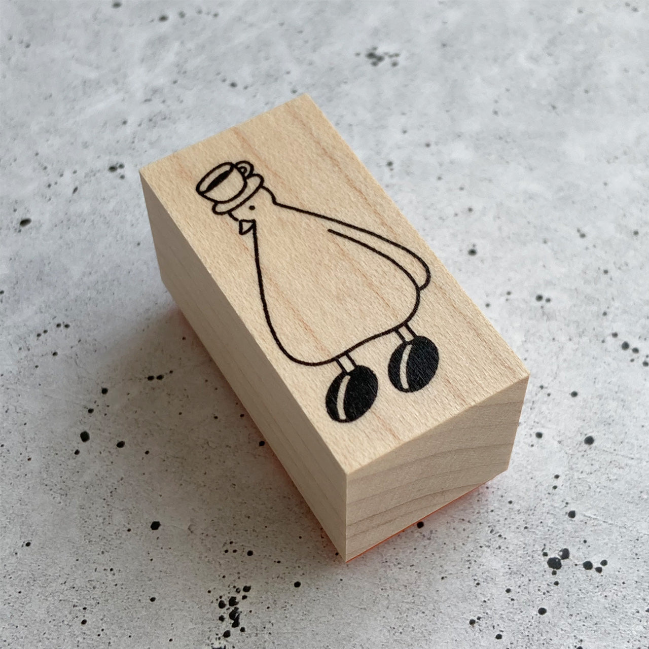 Rubber Stamp Coffee Bean Shoes【AHIRU LIFE.】