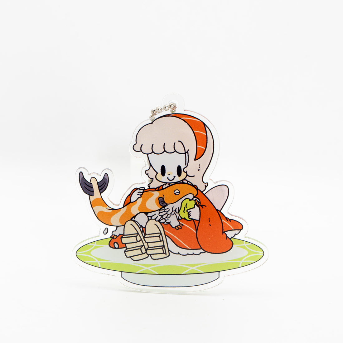 kumakoro x Hayashiuki Collaboration Acrylic Keychain1