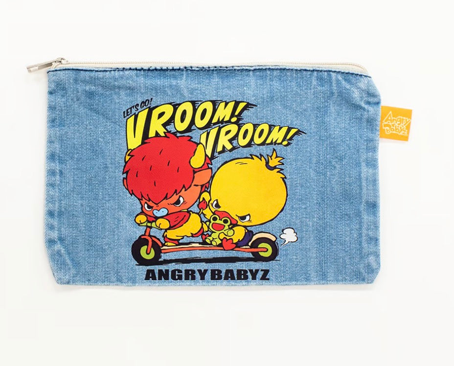 Denim pouch 【VROOM! VROOM!】