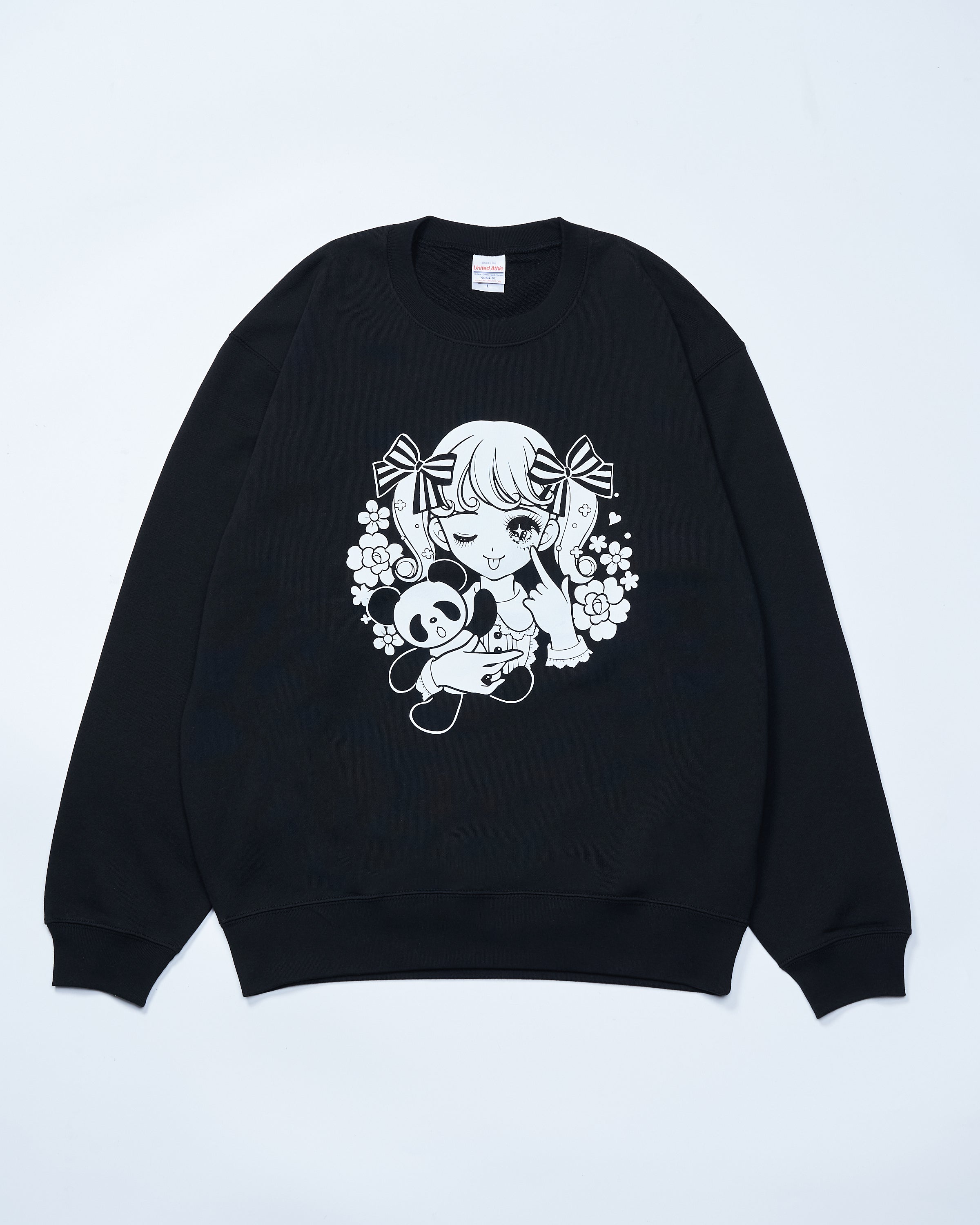 [omakeboshi] Sweatshirt –Black