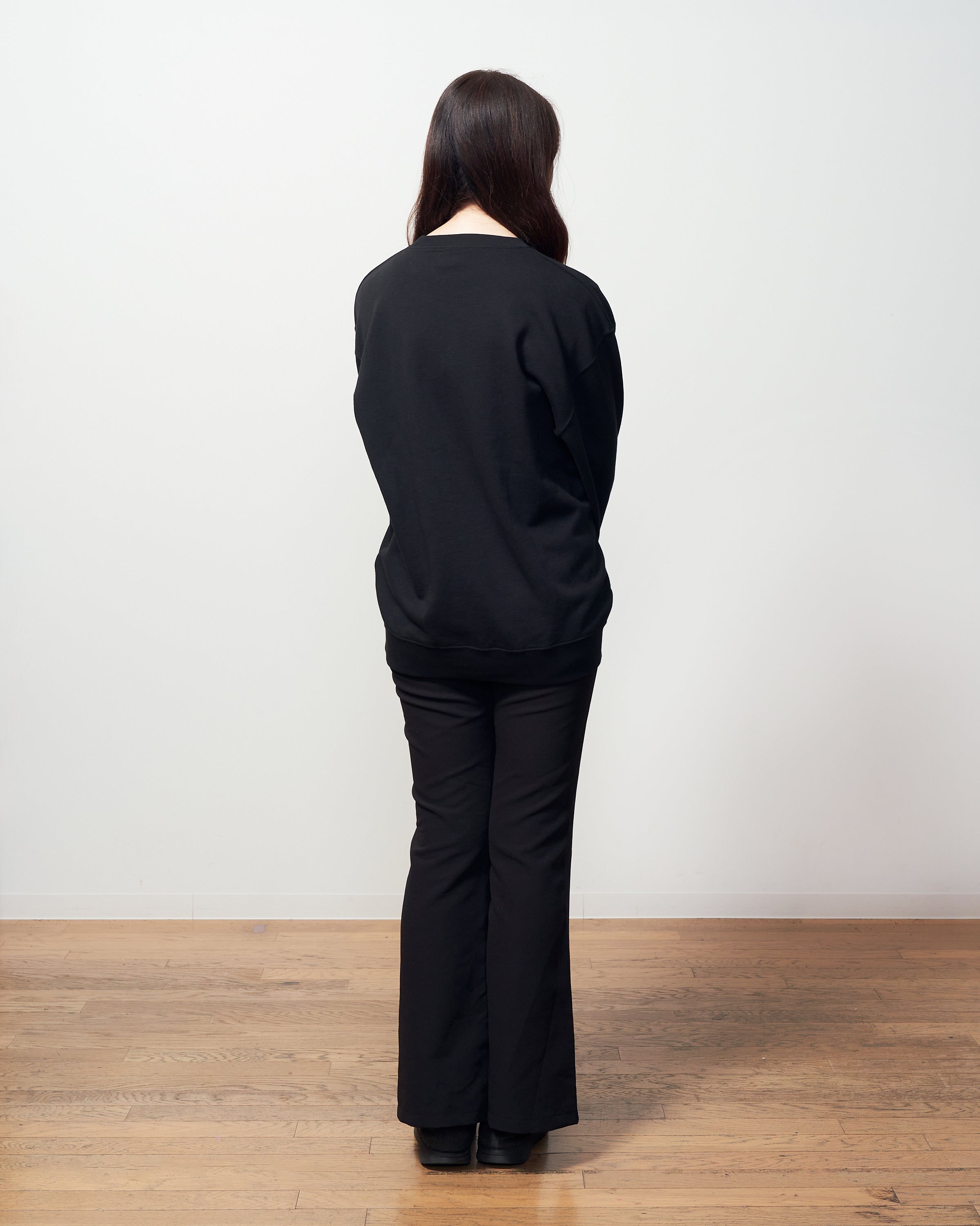 [omakeboshi] Sweatshirt –Black