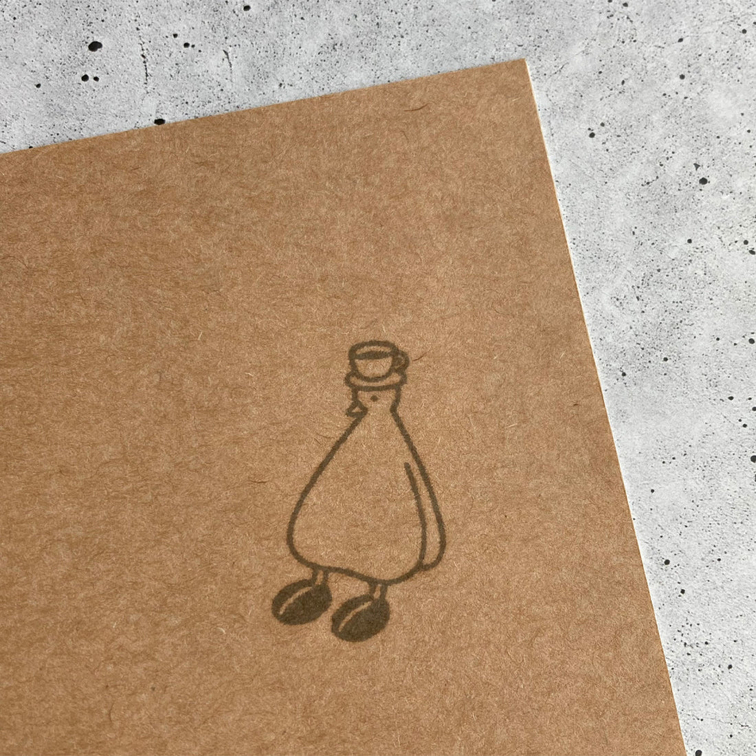 Rubber Stamp　Coffee Bean Shoes【AHIRU LIFE.】