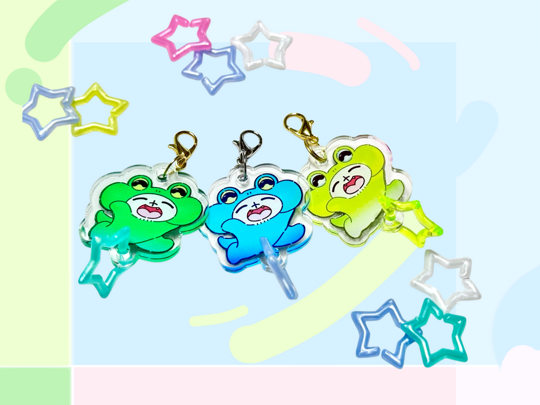 ミチくろりあミニアクリルチャーム