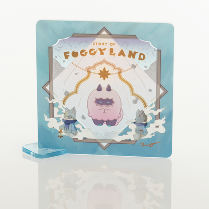 STORY OF FOGGY LAND　Acrylic Coaster with stand [5 Types] - moya