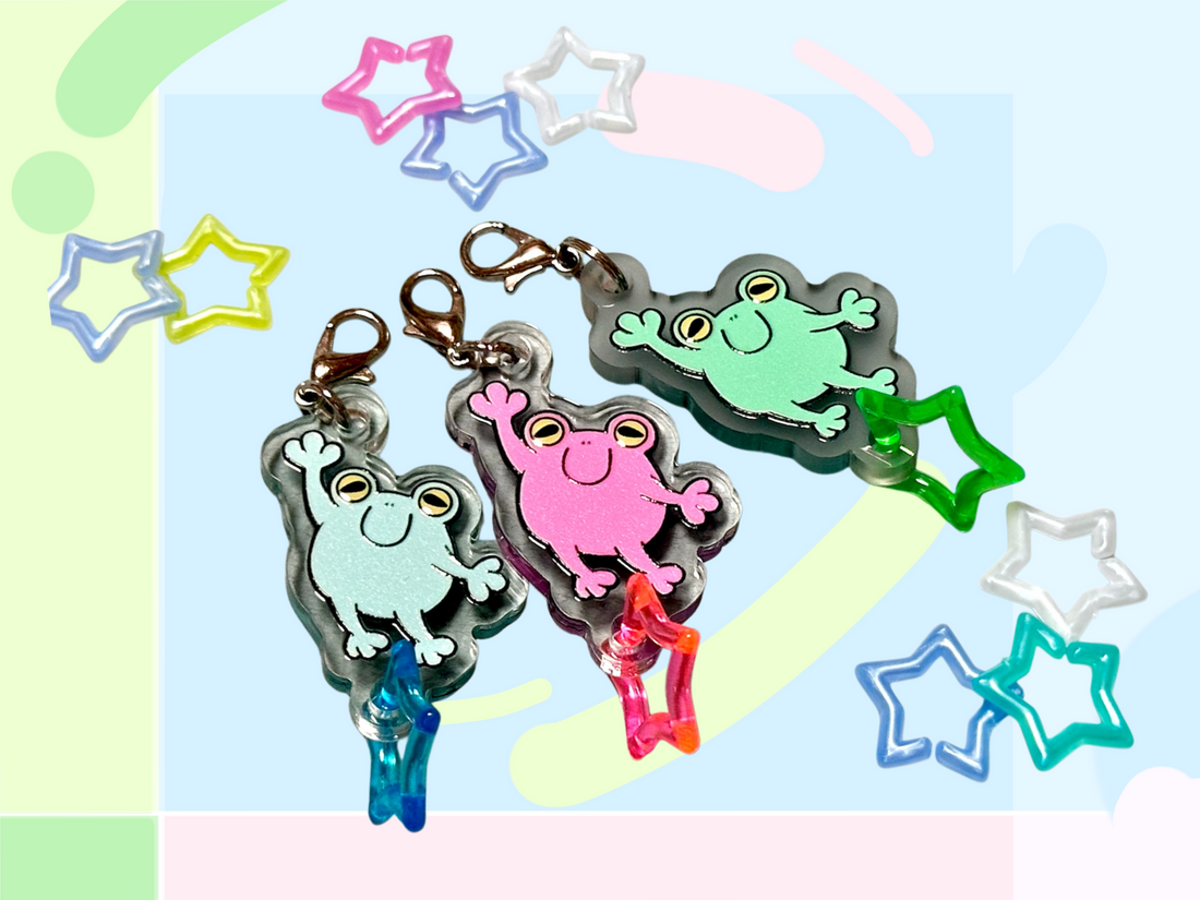 ミチくんミニアクリルチャーム