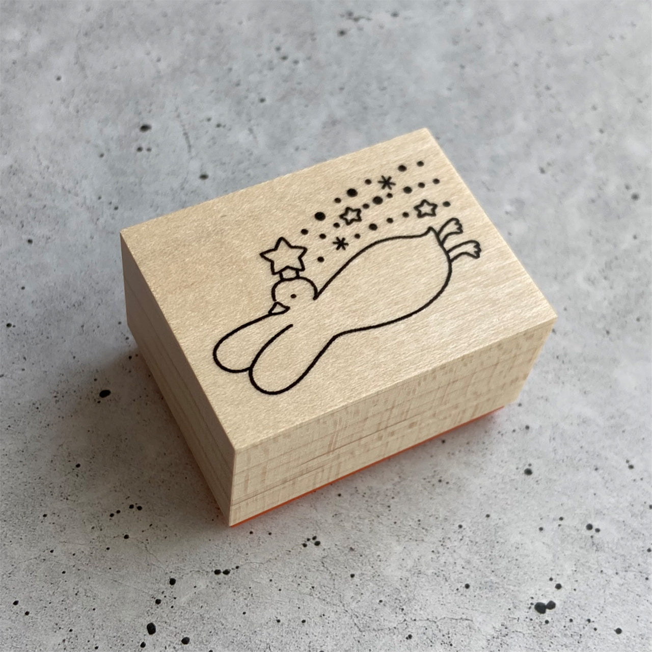 Rubber Stamp 　Shooting Star【AHIRU LIFE.】