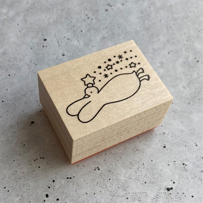 Rubber Stamp 　Shooting Star【AHIRU LIFE.】