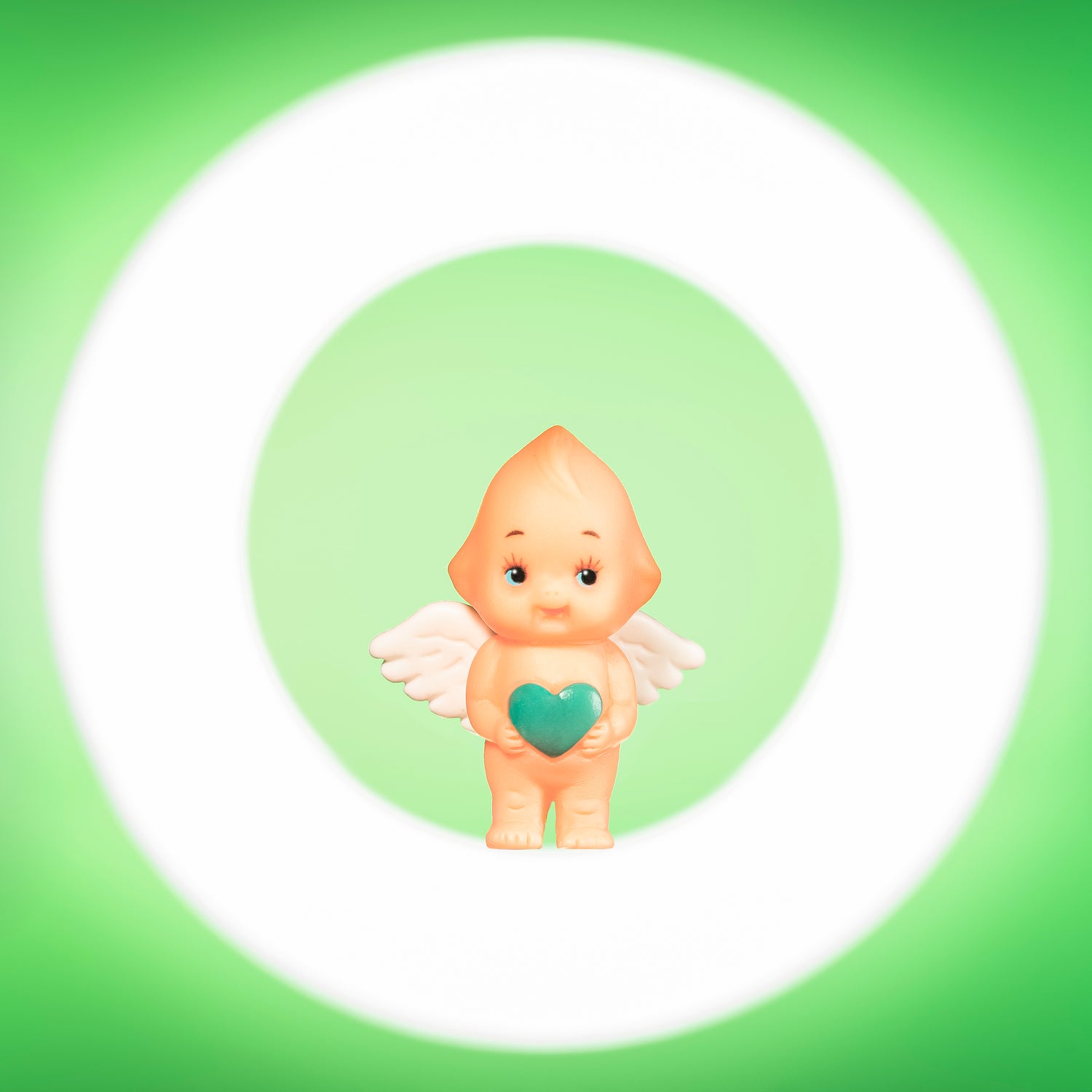 3.5cm Heart Obitsu Kewpie Doll (Green)