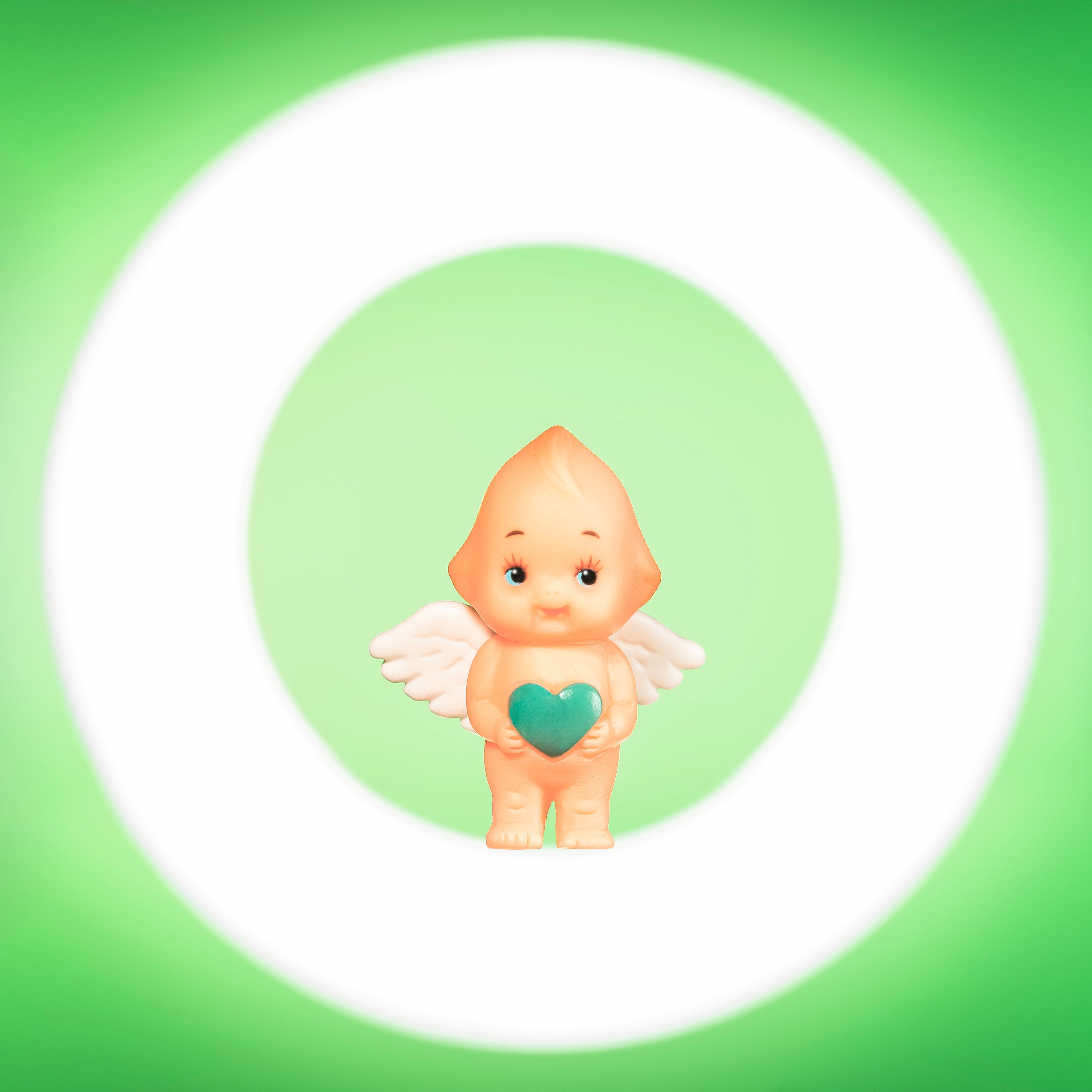 3.5cm Heart Obitsu Kewpie Doll (Green)