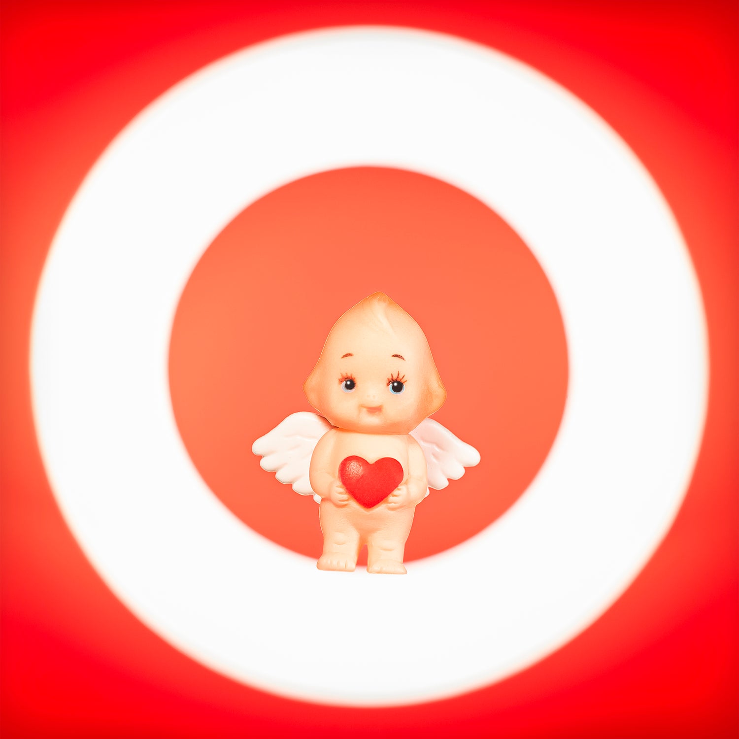 3.5cm Heart Obitsu Kewpie Doll (Red)