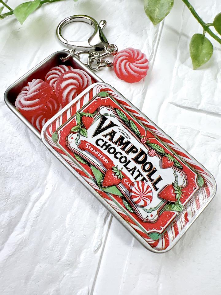 Candy Tin Bag Charm