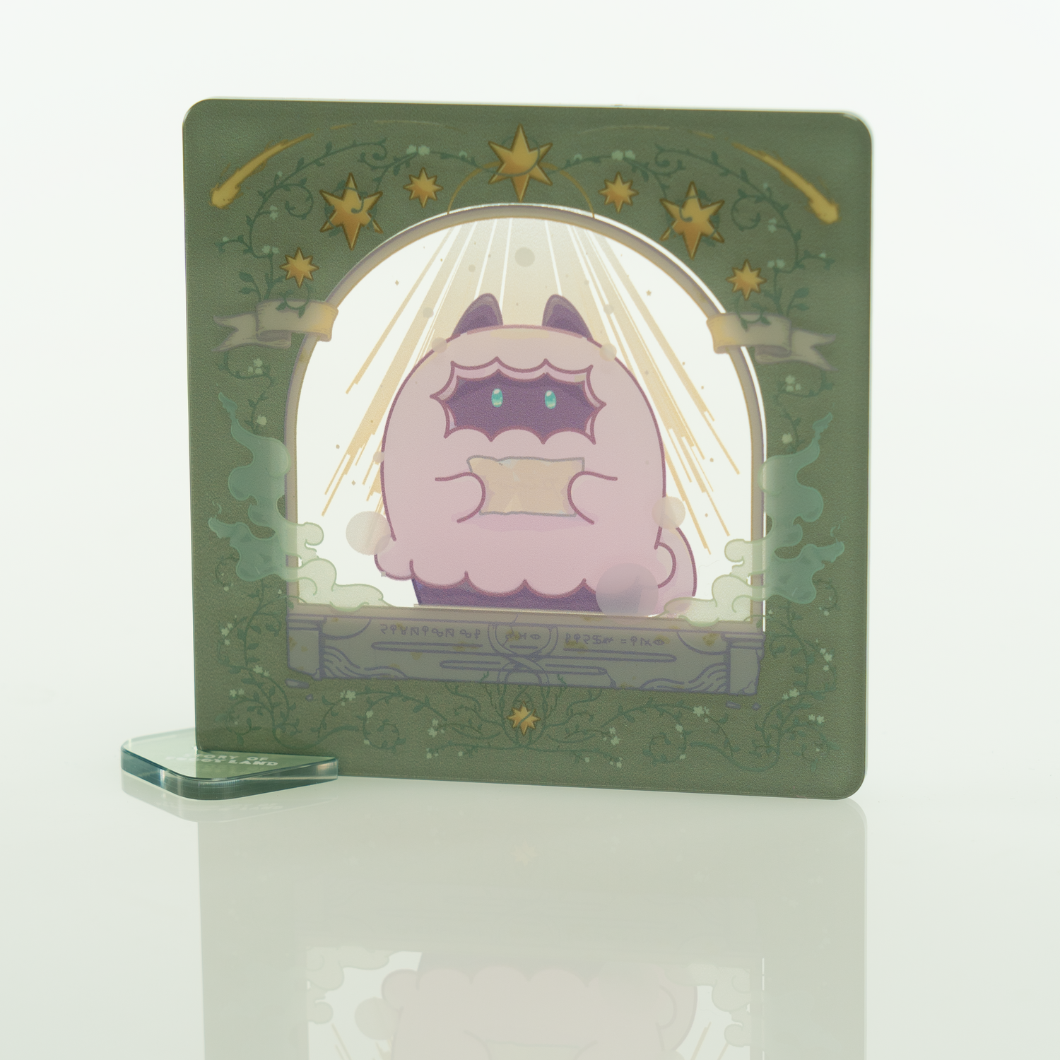 STORY OF FOGGY LAND　Acrylic Coaster with stand [5 Types] - moya