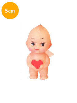 5cm Heart Obitsu Kewpie Doll (Red)