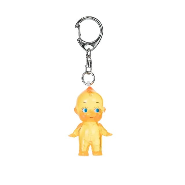 5cm  Colored Clear Orange Obitsu Kewpie Doll with Key Ring