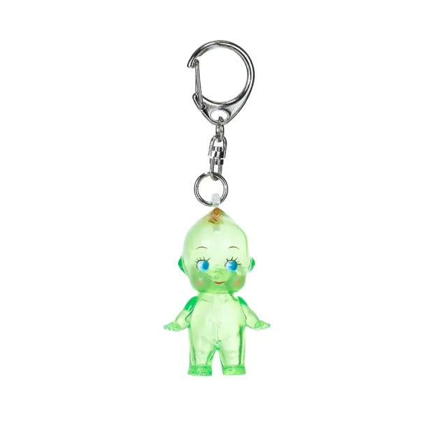 5cm  Colored Clear Green Obitsu Kewpie Doll with Key Ring