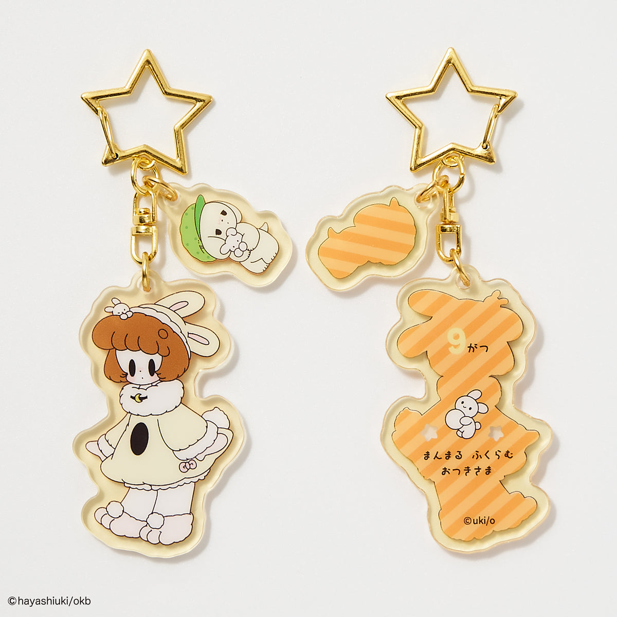 Potekko and Chocokko double acrylic keychain -Potekko&