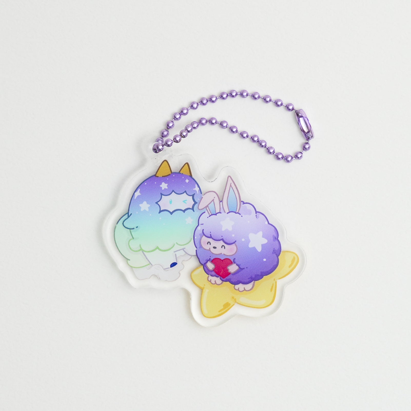 LUCKY DAY CRAFT x FOGGY LAND Collaboration Acrylic Keychain