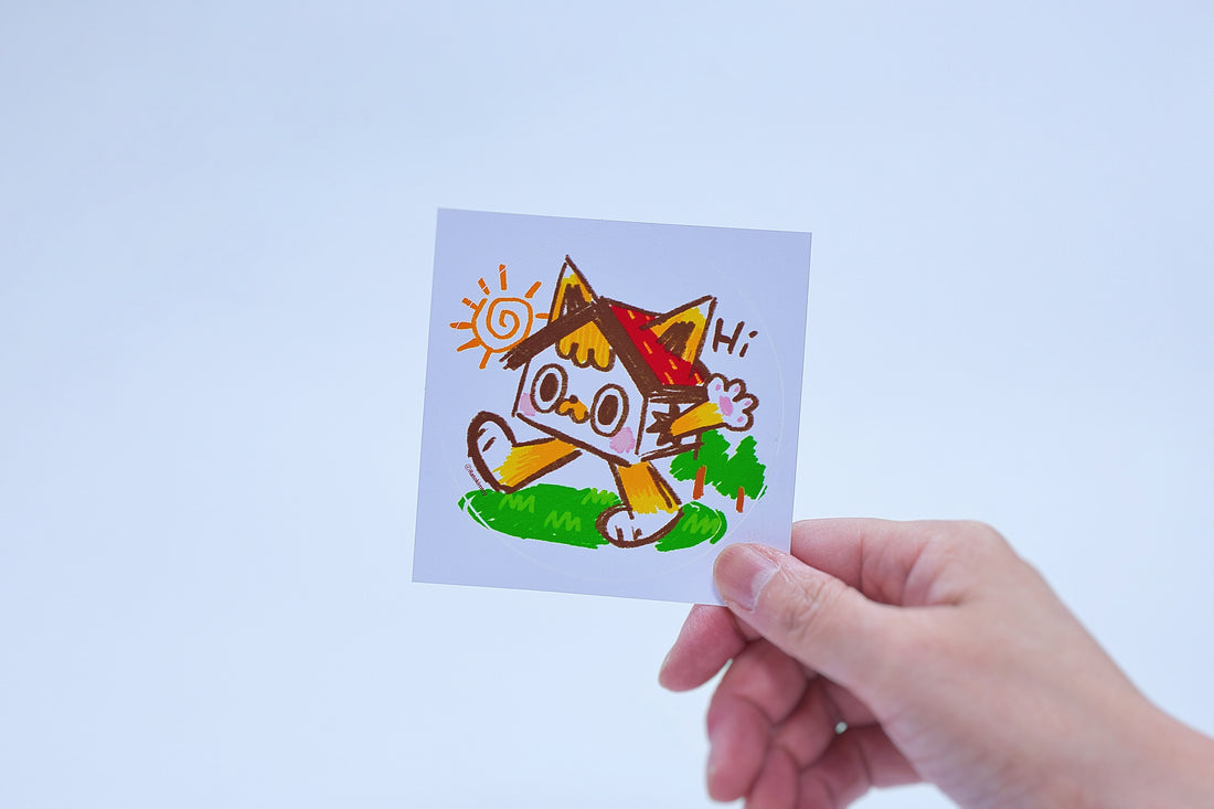 Sweet home cat sticker - 1 [Walking]