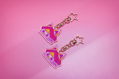 Acrylic keychain ~Sweet home cat~