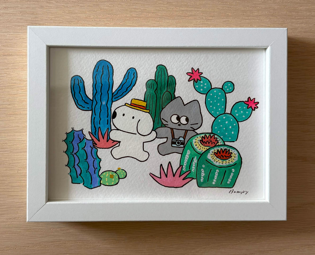 19.5cm × 14.5cm (Framed) Type B【Bumpy】