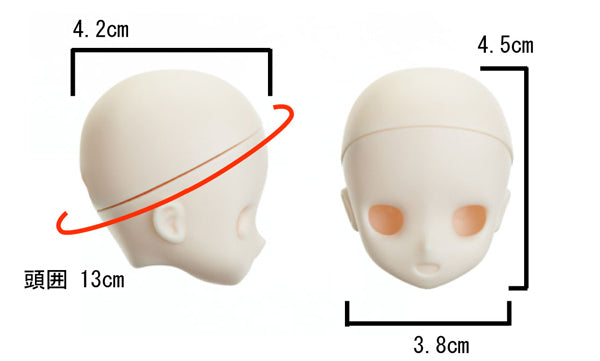 M-01 head ivory