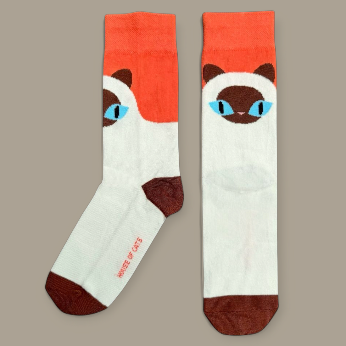 Crew Socks - Siamese Cat