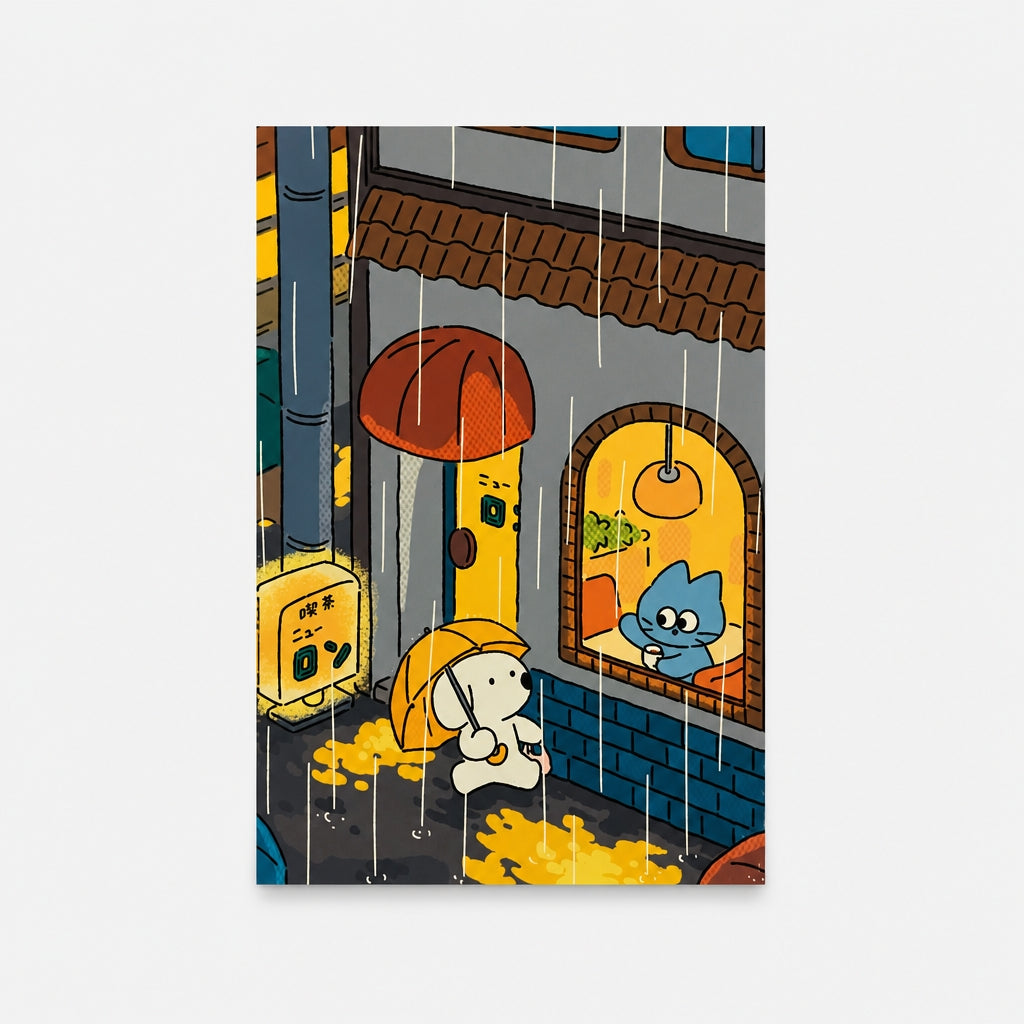 RGB_PostCard1_CafeRon【Bumpy】