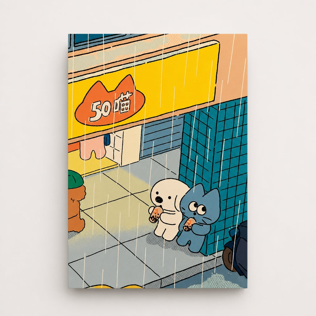 RGB_PostCard3_50cat【Bumpy】