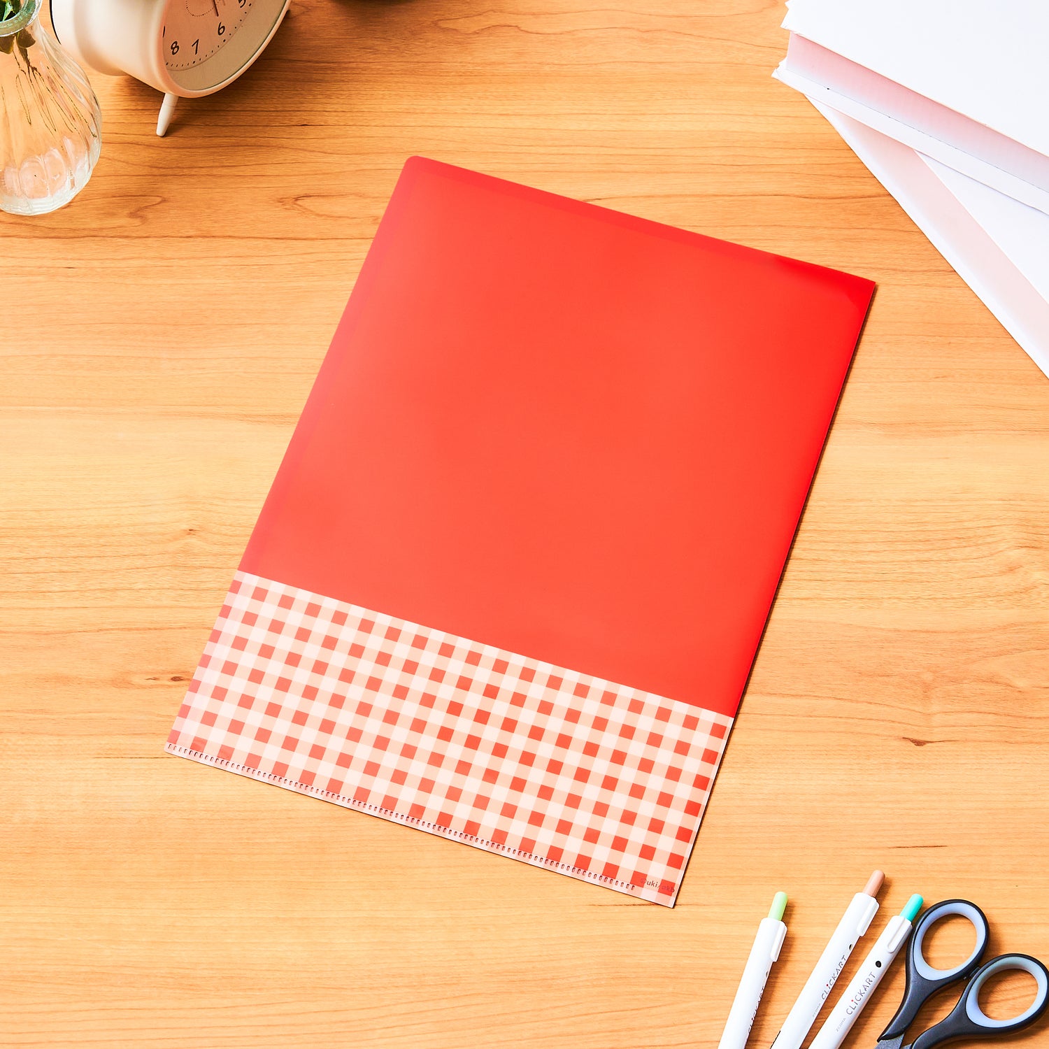 ぽてっことちょこっこ レトロ喫茶 A4クリアファイル