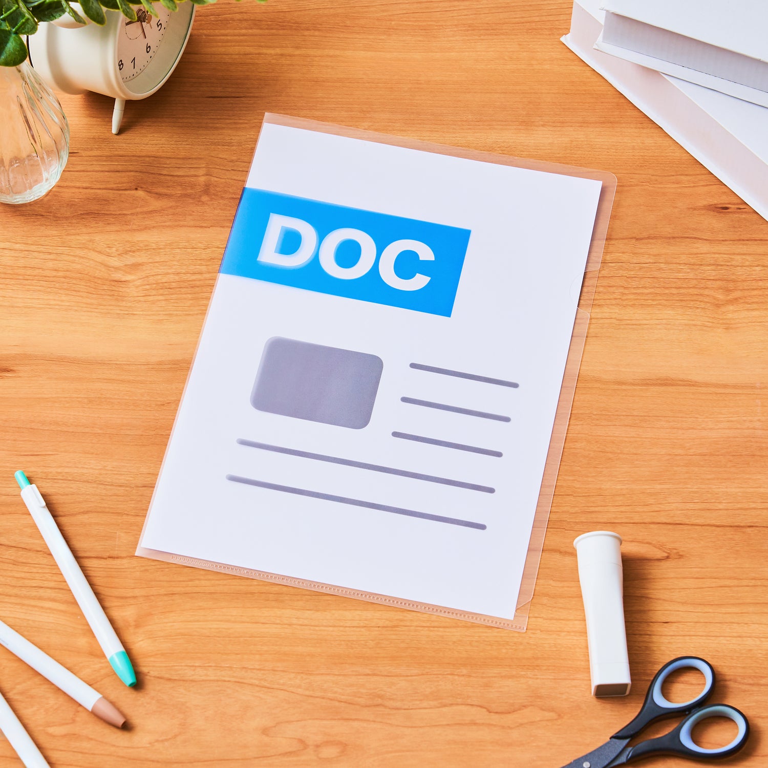 せきの　A4クリアファイル　doc