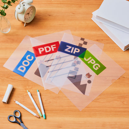 せきの　A4クリアファイル　zip