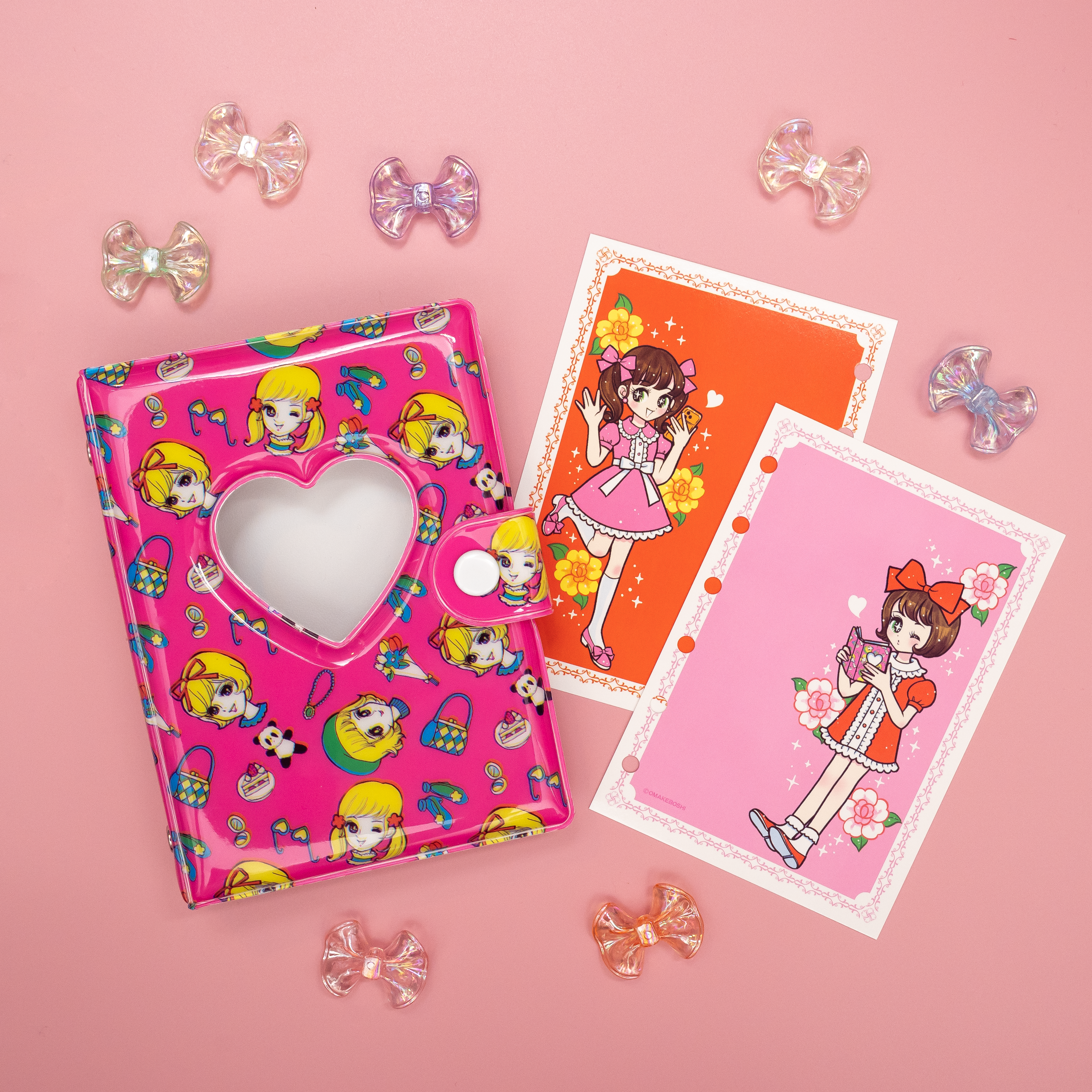 Sticker Album[omakeboshi] pink