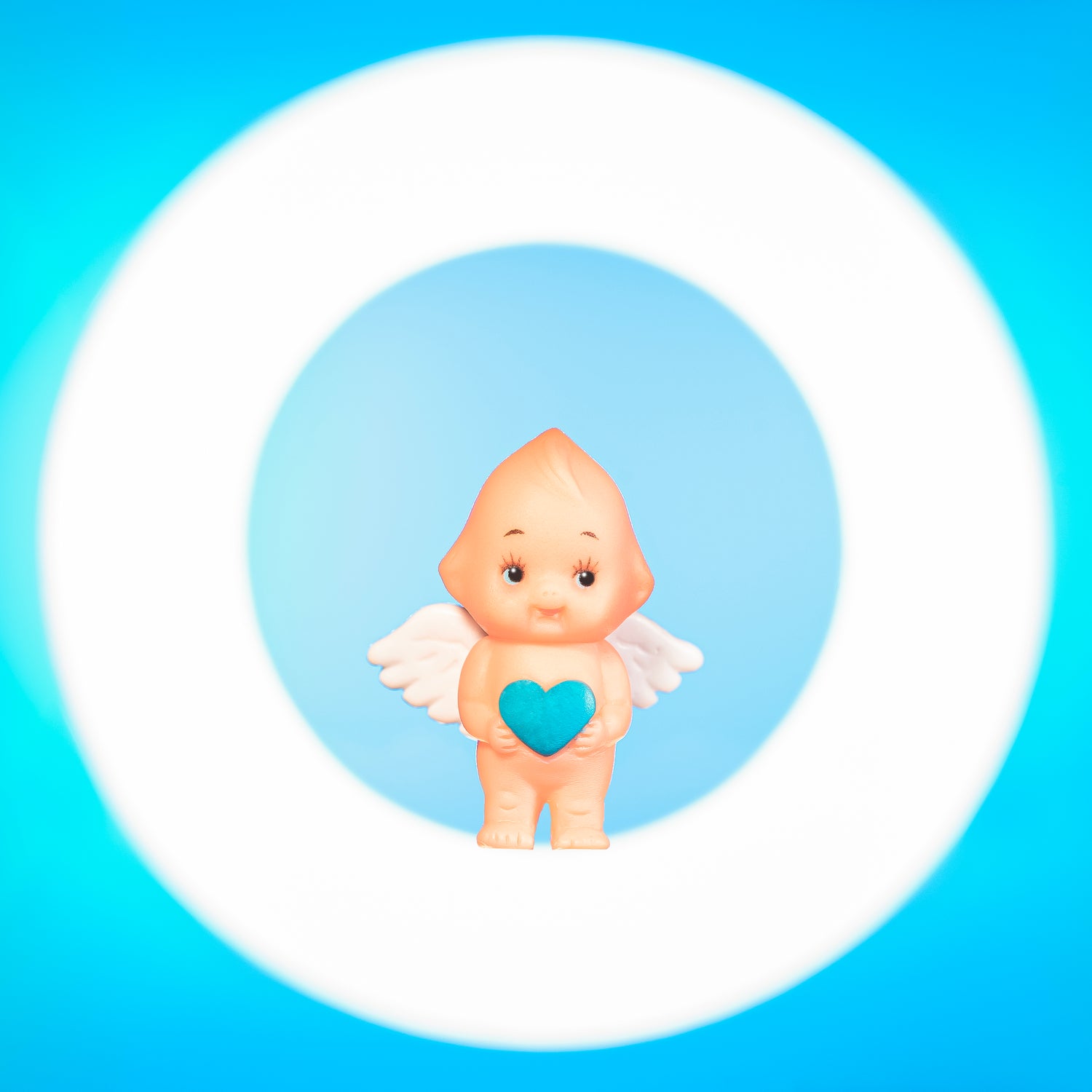 3.5cm heart Kewpie (Blue)