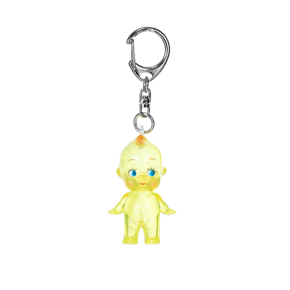 5cm Colored Clear Yellow Obitsu Kewpie Doll with Key Ring